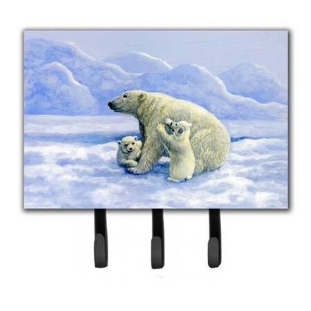 Polar Bears By Daphne Baxter Leash Or Key Holder